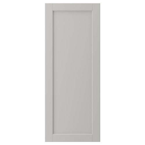 LERHYTTAN Door, light grey, 40x100 cm