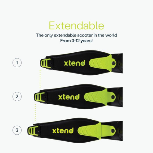 smarTrike Xtend Scooter 3in1- Yellow 3-12y