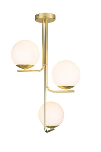 GoodHome Pendant Lamp Baldaz E14, brass