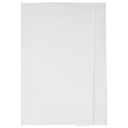 Paper Folder with Elastic Band A4 300g, white, 25pcs