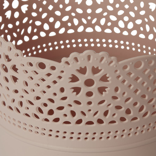 Plant Pot Lace 16 cm, pink