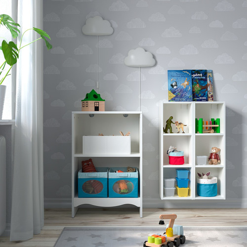 SMÅGÖRA Changing tbl/bookshelf w 2 shlf ut, white