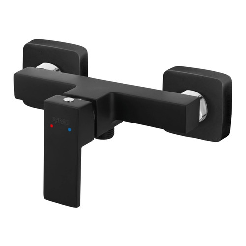 Ferro Shower Mixer Tap Staccato, matt black