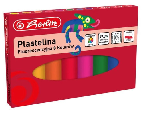 Plasticine Fluo 8 Colours