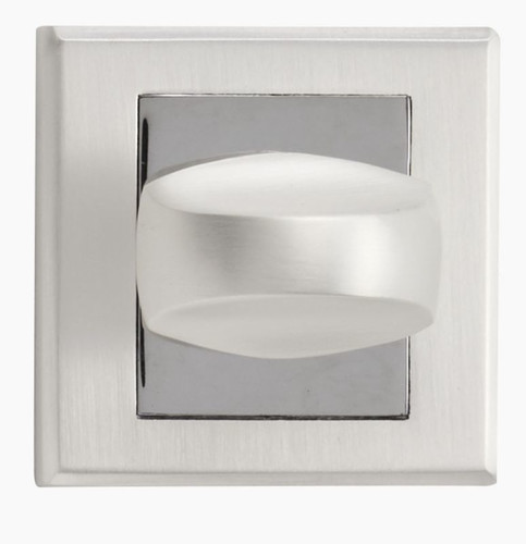 Schaffner Door Escutcheon Clara, pearl/chrome