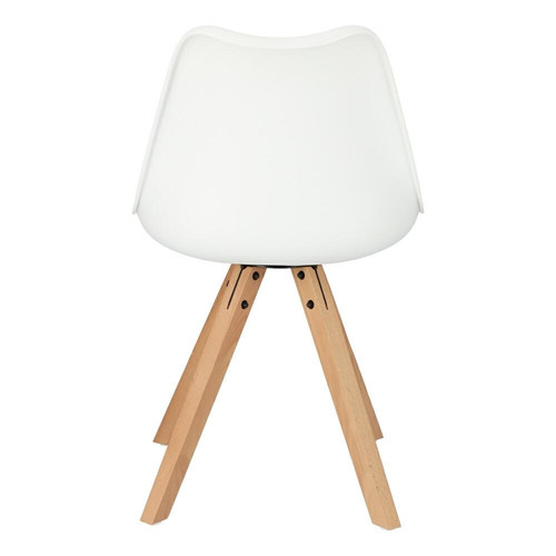 Dining Chair Norden Star Square, natural/white