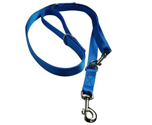 Chaba Adjustable Leash Tape 25mm x 130/260cm, blue