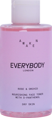 EVERYBODY Awaken Nourishing Face Toner for Dry Skin Rose & Orchid 98% Natural 125ml