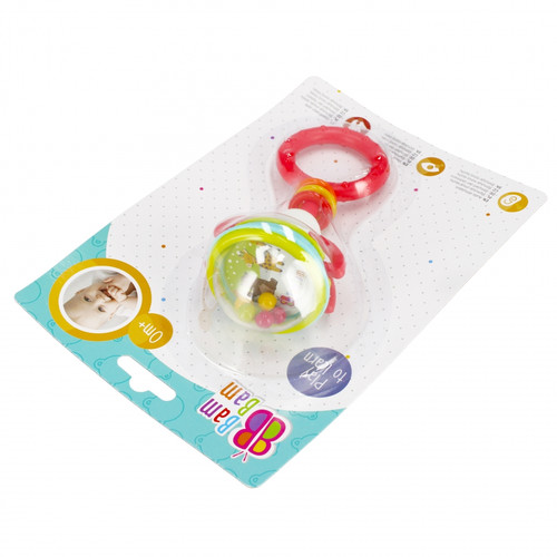 Bam Bam Rattle Lollipop, assorted colours, 0m+