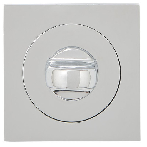 Door Escutcheon Quadro-QR, square, chrome