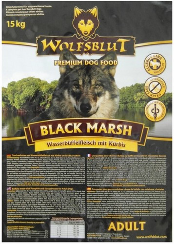 Wolfsblut Dog Food Adult Black Marsh Water Buffalo with Pumpkin 2kg