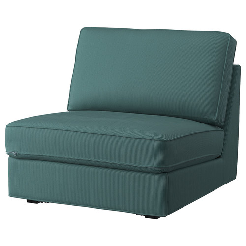 KIVIK 1-seat sofa-bed, Kelinge grey-turquoise