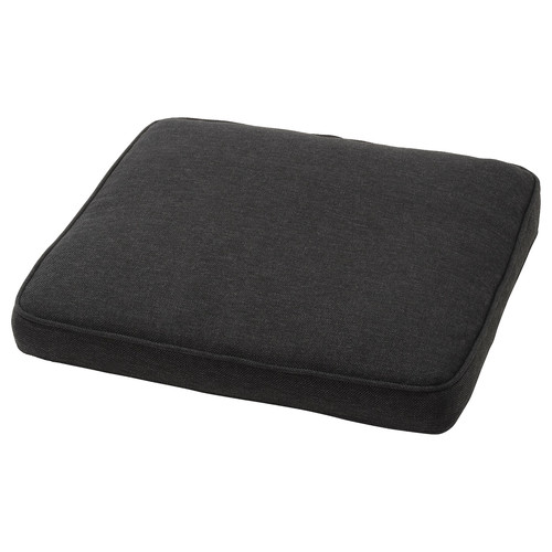 JÄRPÖN Cover for chair cushion, outdoor anthracite dark grey, 50x50 cm