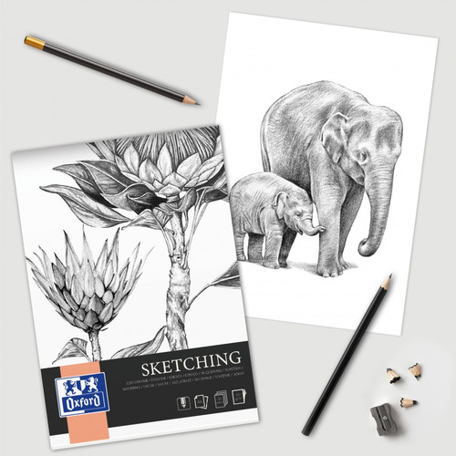 Oxford Sketching Paper Pad A4 50 Sheets