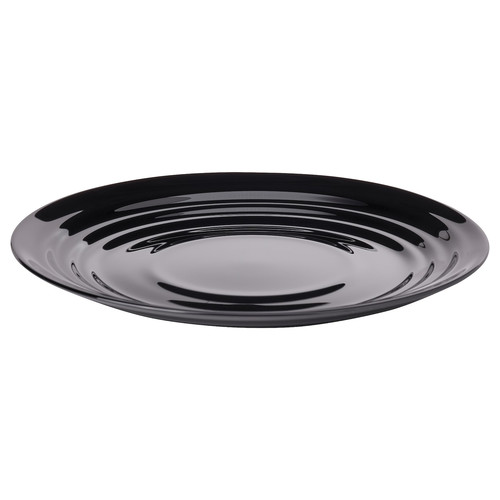 NÄTBARB Side plate, black, 19 cm