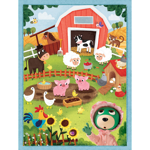 Trefl Primo Baby Maxi Puzzle Double-Sided 4in1 Babies & the Bear 2+