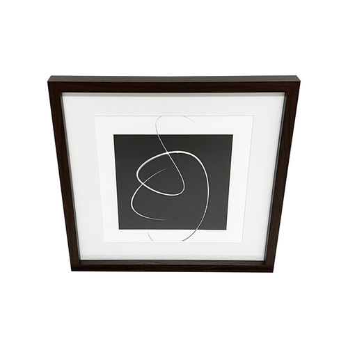 GoodHome Picture Frame Islande 40 x 40 cm, walnut