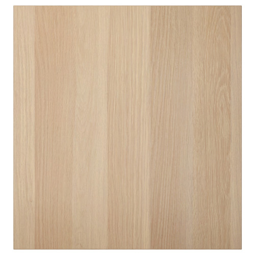 LAPPVIKEN Door, white stained oak effect, 60x64 cm