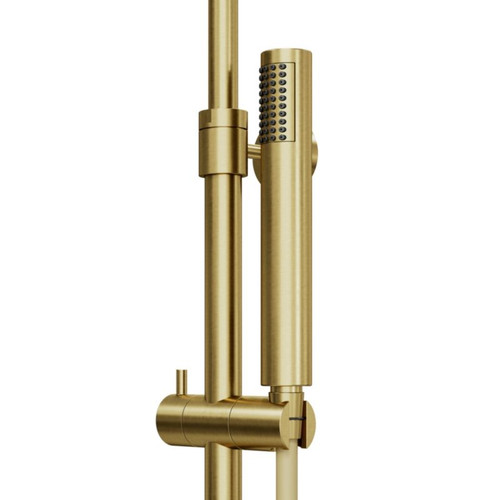 GoodHome Shower Set Owens, gold