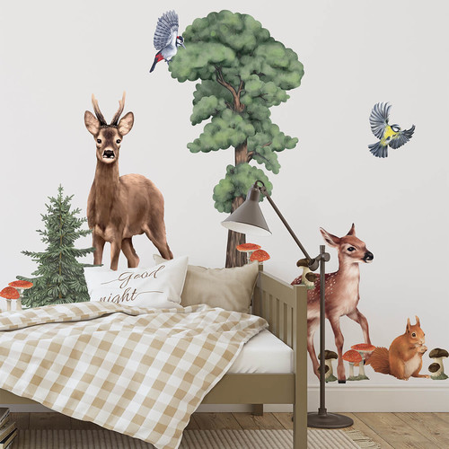 Wall Sticker Set - Forest Animals II