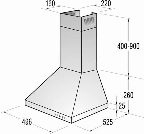 Gorenje Hood DKP500WH