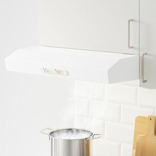 KNOXHULT Kitchen, white, 220x61x220 cm