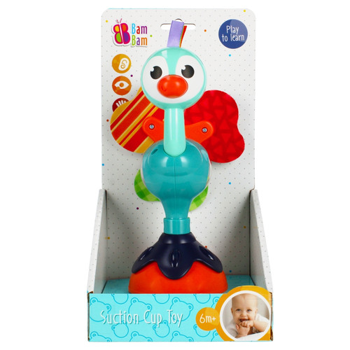 Bam Bam Suction Cup Toy Bird 6m+