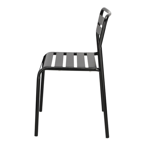 Chair Terra, outdoor, black