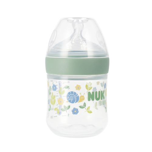 NUK For Nature Baby Bottle 150ml Size S, green
