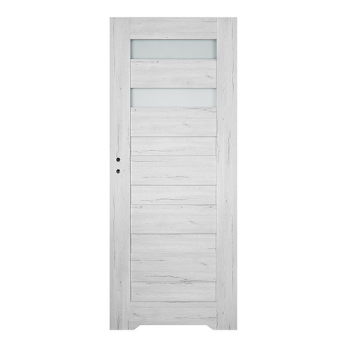 Internal Door Trame 70, right, silver oak