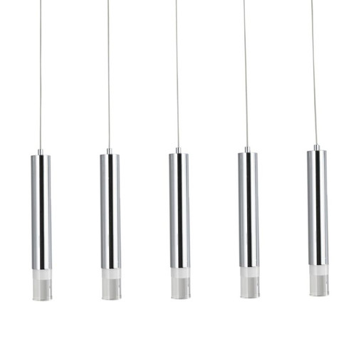 GoodHome LED Pendant Lamp Rossak 1750 lm, chrome