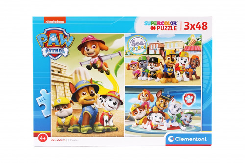 Clementoni Children's Puzzle Paw Patrol 3x48 4+