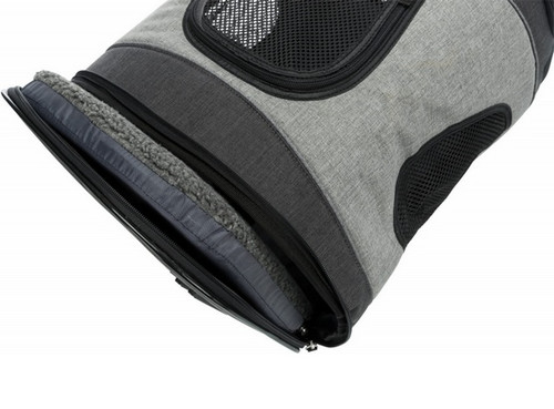 Trixie Pet Carrier Backpack Timon 34x44x30cm, grey-black