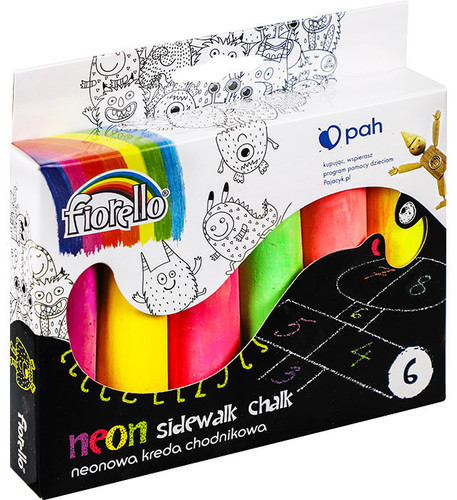 Fiorello Sidewalk Chalk Neon 6 Colours