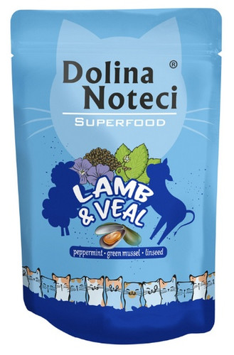 Dolina Noteci Superfood Cat Food Lamb & Veal 85g