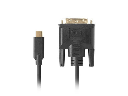 Lanberg Cable USB-C(M)->DVI-D(24+1)(M) 1.8m, black