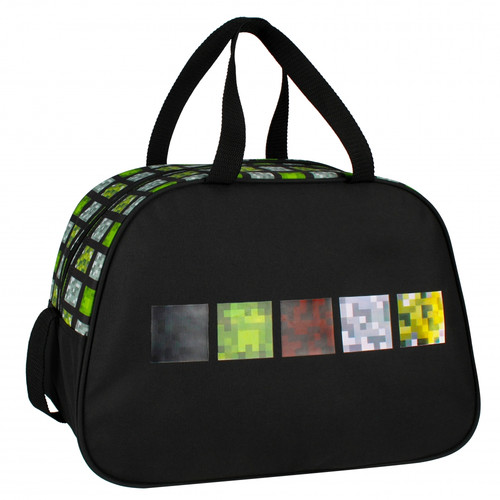 Shoulder School/Gym Bag Pixel, green