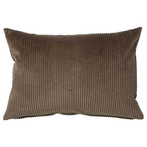 ÅSVEIG Cushion cover, grey-brown, 40x58 cm