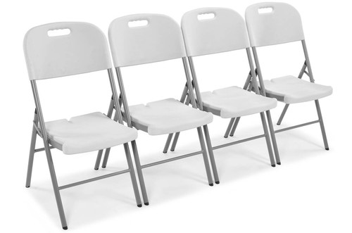 Folding Catering Chair, white