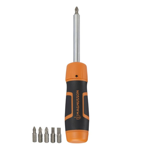 Magnusson 7-Piece Ratcheting Screwdriver & Bit Set