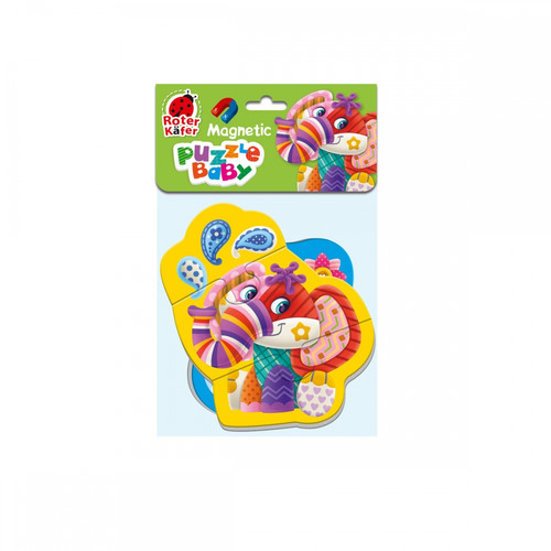 Magnetic Baby Puzzle 2 Sets Elephant/Crocodile