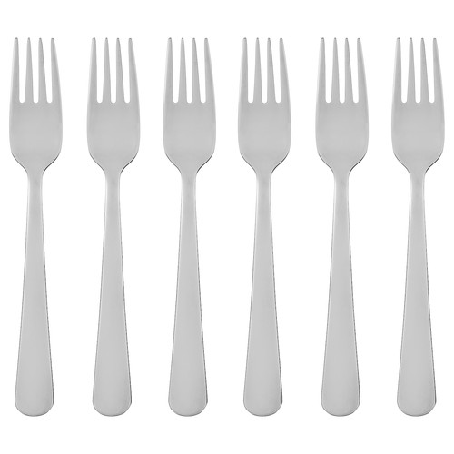 DRAGON Salad/dessert fork, stainless steel, 6 pack