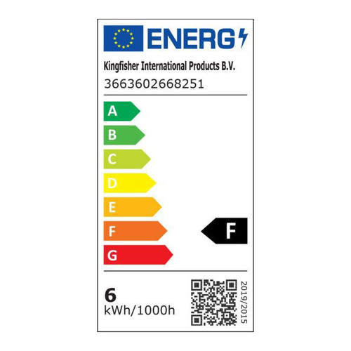 Diall LED Bulb R50 E14 5.3W 470lm, frosted, neutral white