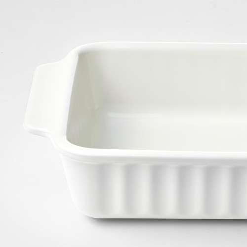POETISK Oven dish, off-white, 30x20 cm