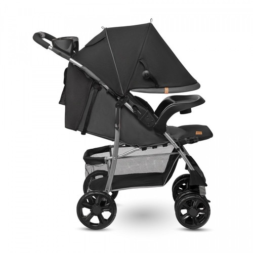 Lionelo Stroller Pushchair Emma Plus Black, 6-36m/up to 15kg