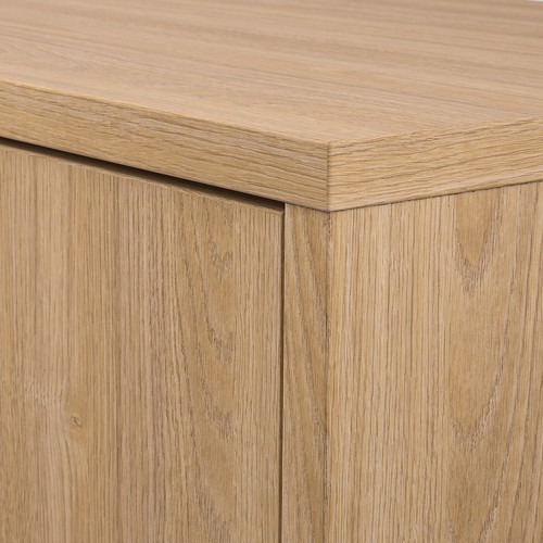 TONSTAD Cabinet with doors, oak veneer, 82x47x90 cm