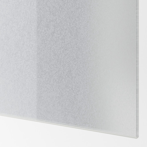 SVARTISDAL Pair of sliding doors, white paper effect, 200x201 cm