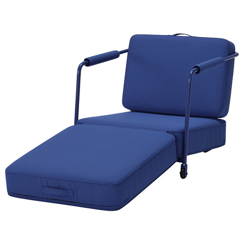 BRÄNNBOLL Gaming lounge chair, Knisa bright blue