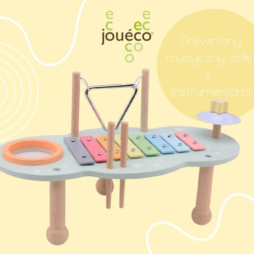 Joueco Wooden Music Table 12m+