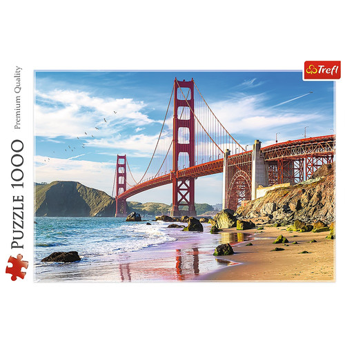 Trefl Jigsaw Puzzle Golden Gate Bridge, San Francisco, USA 1000pcs 12+